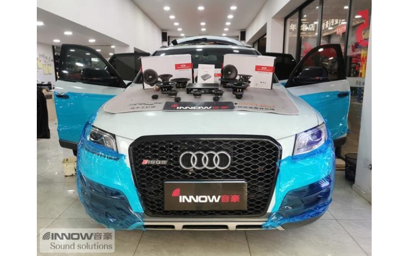 放松心情 奥迪Q5汽车音响改装意大利TEC VE6.2三分频