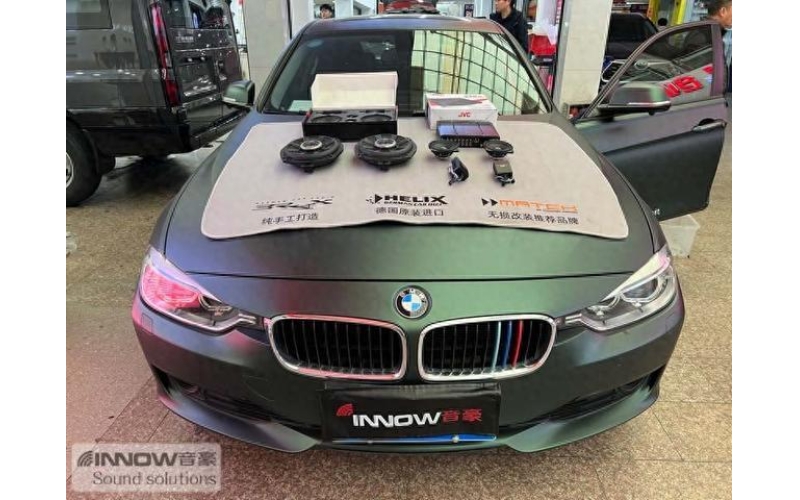 如痴如醉 宝马3系汽车音响改装意大利TEC 宝马专用三分频