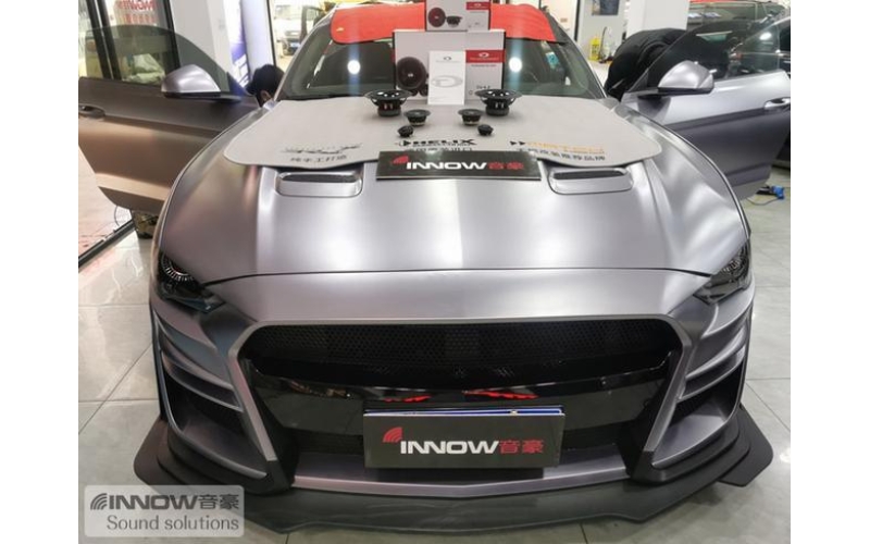 久听不厌 福特野马汽车音响改装意大利TEC CU6.2两分频