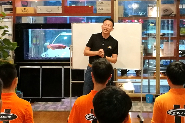 深圳车改坊汽车影音连锁培训活动 提升效率与完